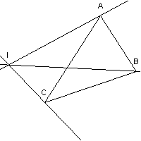 image d'un triangle par une homothtie rductrice