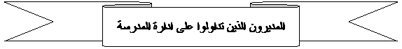 Ruban vers le bas: المديرون الذين تداولوا على ادارة المدرسة
